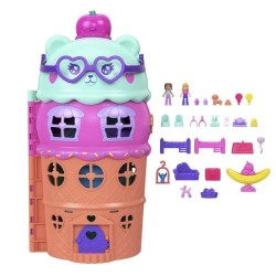 Polly Pocket - Coffret Maison Cornet de Glace - Avec figurines - Polly