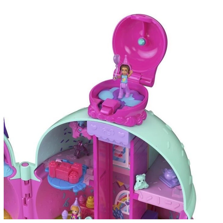 Polly Pocket - Coffret Maison Cornet de Glace - Avec figurines - Polly Pocket - JFT91 Polly Pocket - Coffret Maison Cornet de Glace - Avec figurines - Polly Pocket - JFT91