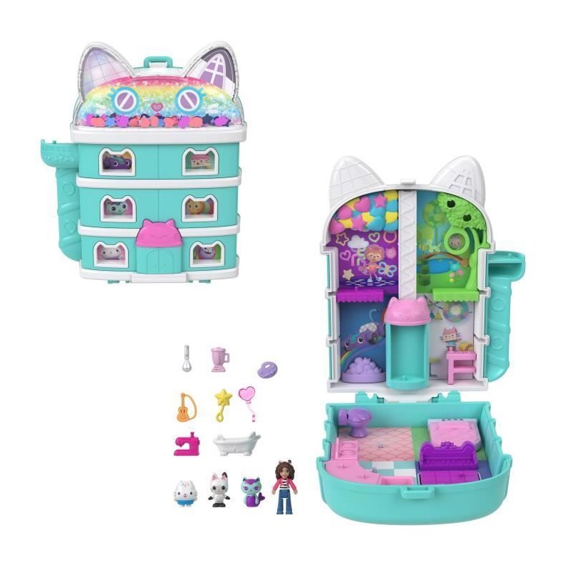 Polly Pocket - Coffret Gabby et la maison magique - 9 accessoires - P Polly Pocket - Coffret Gabby et la maison magique - 9 accessoires - P