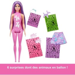 Barbie-Assortiment de Poupées Color Reveal-série animaux en ballon -