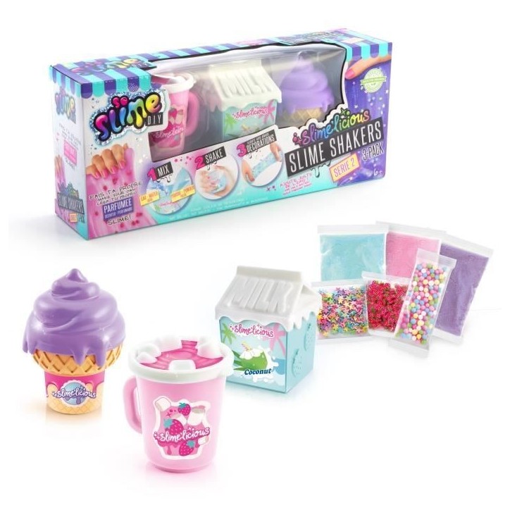 SLIMELICIOUS SLIME 3 SHAKERS PACK – CANAL TOYS