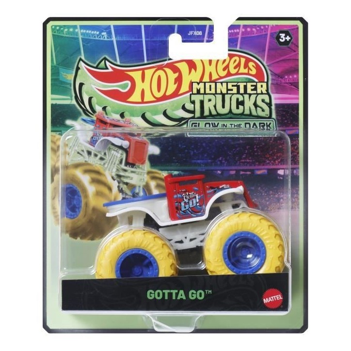 HOT WHEELS Monster Truck Glow in the dark JFX08 HOT WHEELS Monster Truck Glow in the dark JFX08