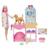 Barbie - Coffret La Clinique vétérinaire de Barbie - Poupée et acce