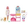 Barbie - Coffret La Clinique vétérinaire de Barbie - Poupée et acce