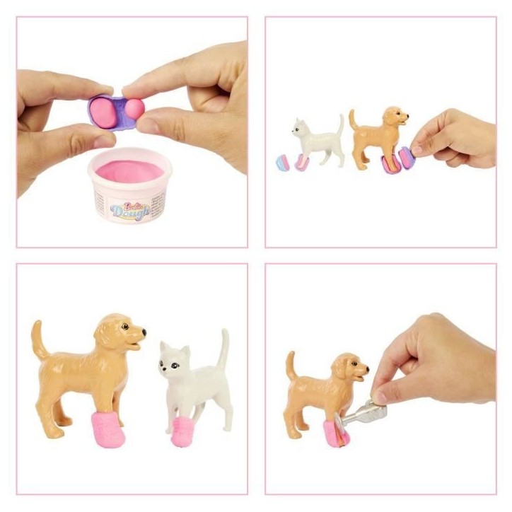 Barbie - Coffret La Clinique vétérinaire de Barbie - Poupée et accessoires - Barbie - JFX93 Barbie - Coffret La Clinique vétérinaire de Barbie - Poupée et accessoires - Barbie - JFX93