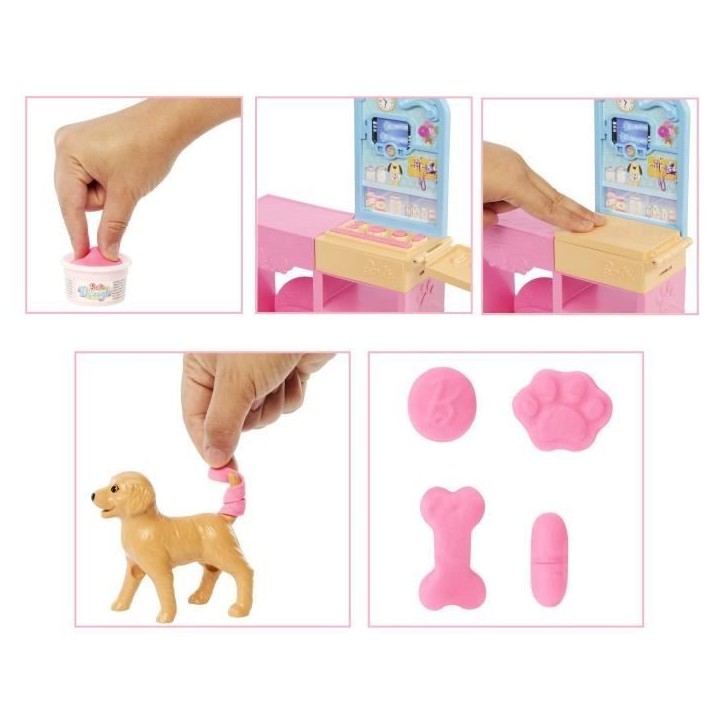 Barbie - Coffret La Clinique vétérinaire de Barbie - Poupée et accessoires - Barbie - JFX93 Barbie - Coffret La Clinique vétérinaire de Barbie - Poupée et accessoires - Barbie - JFX93