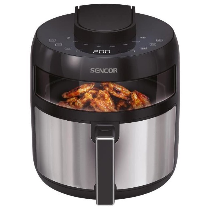Airfryer - SENCOR - SFR 5010BK - 1500 W - 5 L - Noir Airfryer - SENCOR - SFR 5010BK - 1500 W - 5 L - Noir