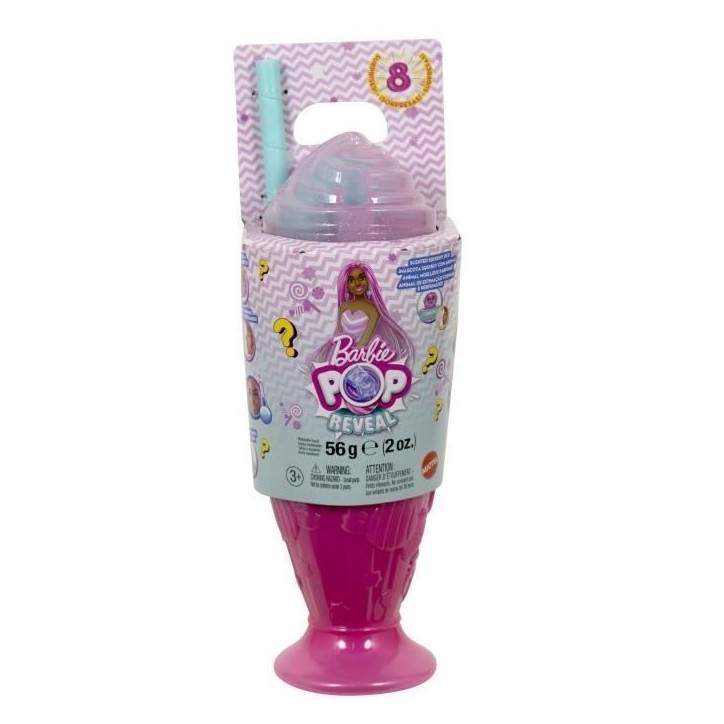 Barbie - Poupée Pop Reveal - Avec accessoires - Barbie - JFY62 Barbie - Poupée Pop Reveal - Avec accessoires - Barbie - JFY62