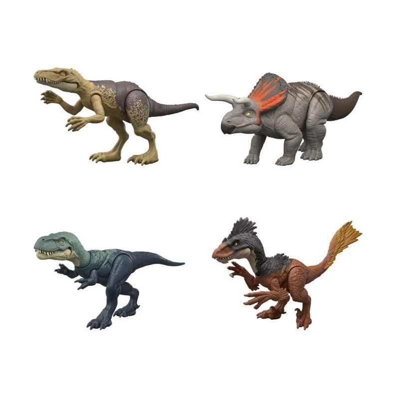 Jurassic World - Attaque Surprise - Figurine de dinosaure articulée - Jurassic World - Attaque Surprise - Figurine de dinosaure articulée -