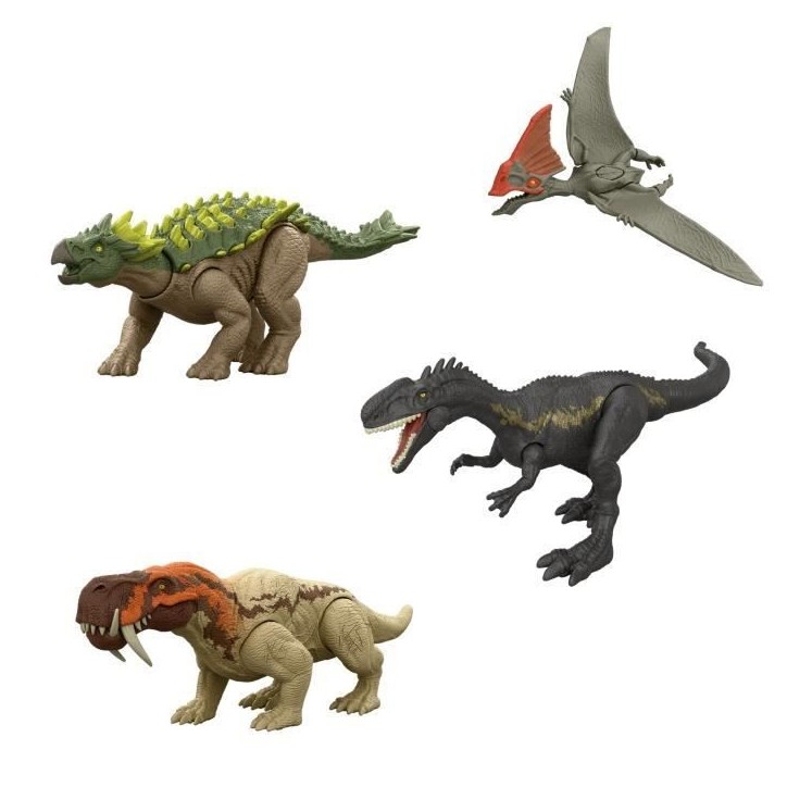 Jurassic World - Attaque Surprise - Figurine de dinosaure articulée - JGB77 Jurassic World - Attaque Surprise - Figurine de dinosaure articulée - JGB77