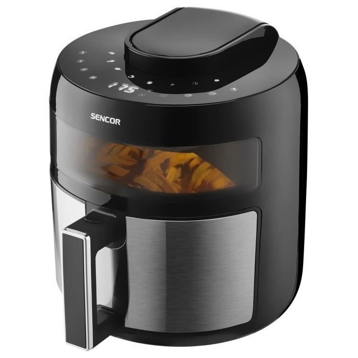 Airfryer - SENCOR - SFR 5010BK - 1500 W - 5 L - Noir Airfryer - SENCOR - SFR 5010BK - 1500 W - 5 L - Noir