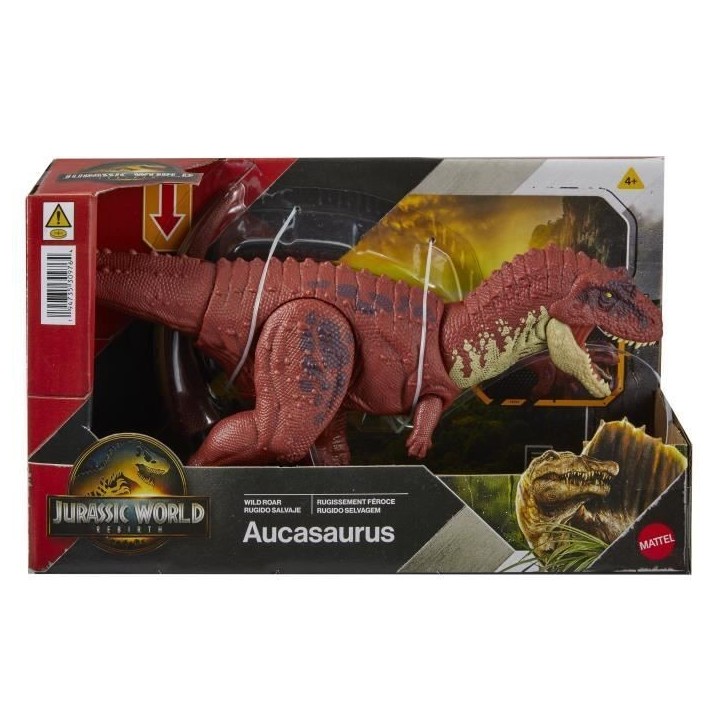 Jurassic World - Figurine articulée Aucasaurus Rugissement féroce - Son - Jurassic World - JGB88 Jurassic World - Figurine articulée Aucasaurus Rugissement féroce - Son - Jurassic World - JGB88