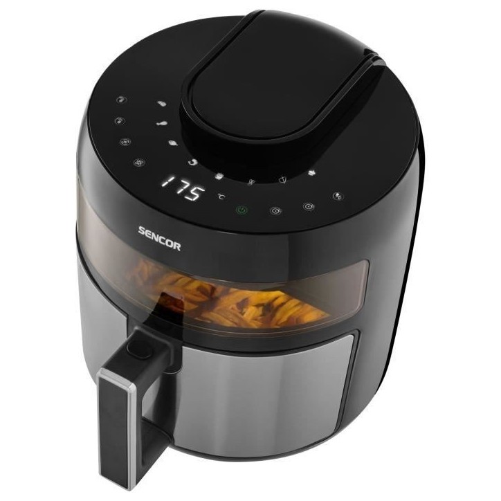 Airfryer - SENCOR - SFR 5010BK - 1500 W - 5 L - Noir Airfryer - SENCOR - SFR 5010BK - 1500 W - 5 L - Noir