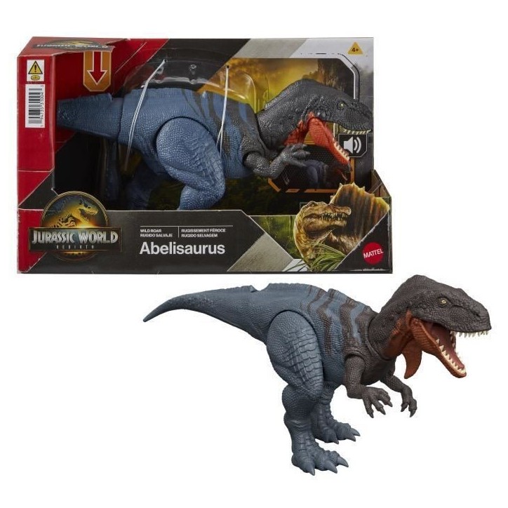 Jurassic World - Renaissance - Figurine articulée Abelisaurus - Jurassic World - JGB91 Jurassic World - Renaissance - Figurine articulée Abelisaurus - Jurassic World - JGB91