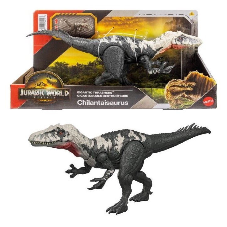 Jurassic World - Figurine articulée Chilantaisaurus Géants féroces - Jouet - Jurassic World - JGB95 Jurassic World - Figurine articulée Chilantaisaurus Géants féroces - Jouet - Jurassic World - JGB95
