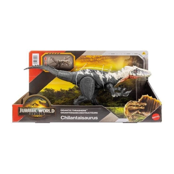 Jurassic World - Figurine articulée Chilantaisaurus Géants féroces - Jouet - Jurassic World - JGB95 Jurassic World - Figurine articulée Chilantaisaurus Géants féroces - Jouet - Jurassic World - JGB95