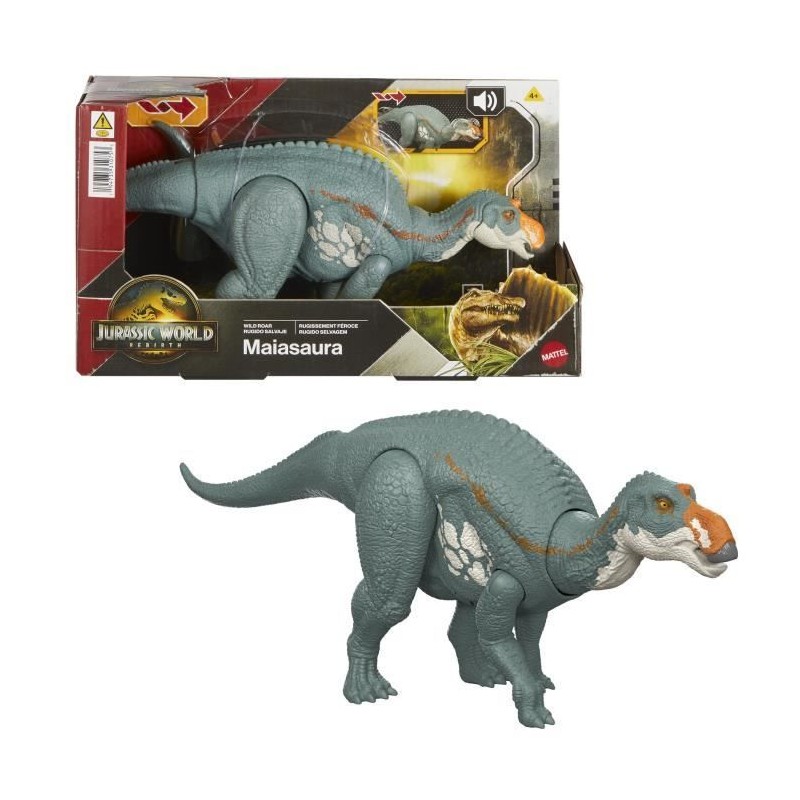 Jurassic World - Maiasaura - Figurine articulée avec attaque et son - Jurassic World - Maiasaura - Figurine articulée avec attaque et son -