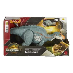 Jurassic World - Maiasaura - Figurine articulée avec attaque et son -