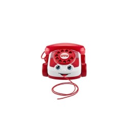 Fisher-Price - Téléphone animé rouge - 80eme anniversaire de Mattel
