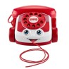 Fisher-Price - Téléphone animé rouge - 80eme anniversaire de Mattel