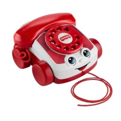 Fisher-Price - Téléphone animé rouge - 80eme anniversaire de Mattel