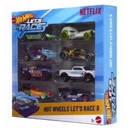Hot Wheels- Coffret 5 Véhicules Let's Race-Véhicules échelle 1/64
