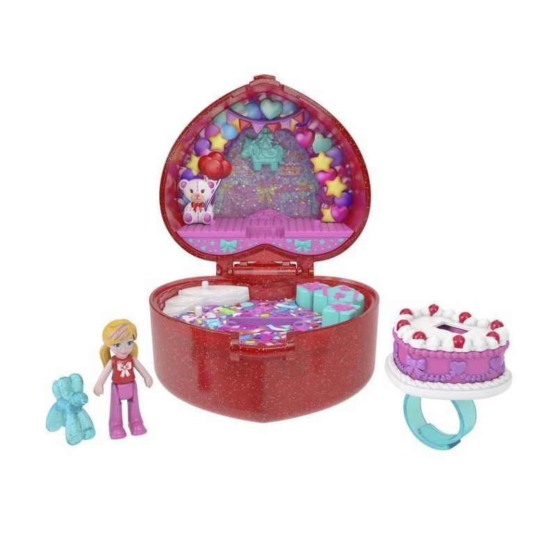 Polly Pocket - Coffret Boîte a Bijoux - 80eme anniversaire de Mattel