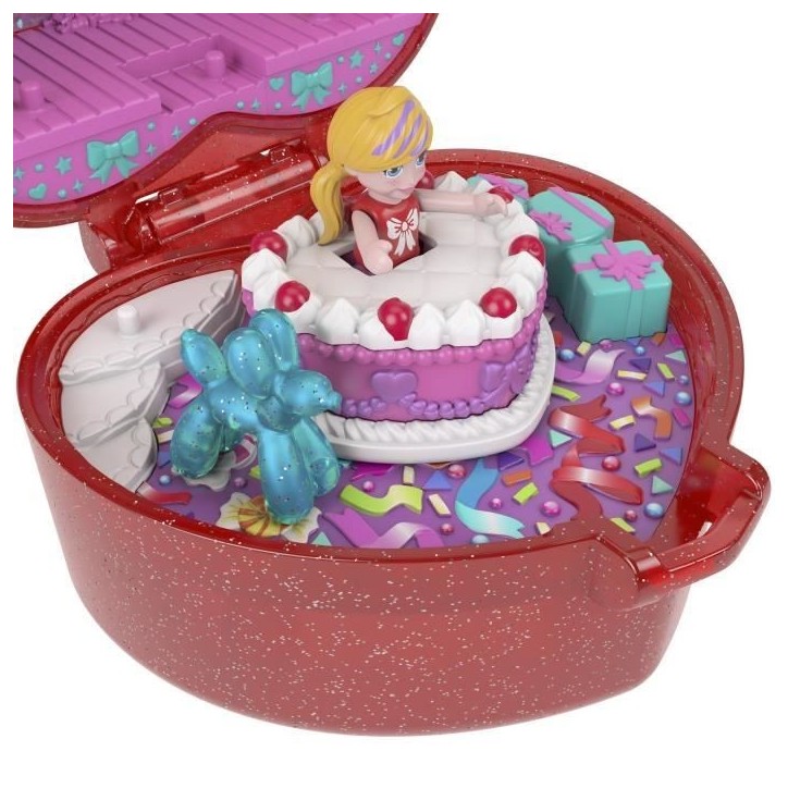 Polly Pocket - Coffret Boîte a Bijoux - 80eme anniversaire de Mattel - Polly Pocket - JGK21 Polly Pocket - Coffret Boîte a Bijoux - 80eme anniversaire de Mattel - Polly Pocket - JGK21
