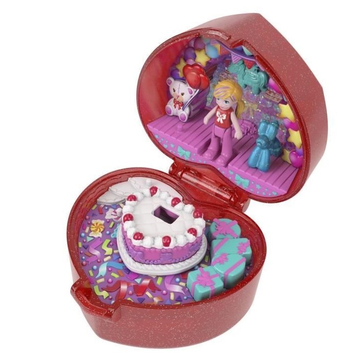 Polly Pocket - Coffret Boîte a Bijoux - 80eme anniversaire de Mattel - Polly Pocket - JGK21 Polly Pocket - Coffret Boîte a Bijoux - 80eme anniversaire de Mattel - Polly Pocket - JGK21