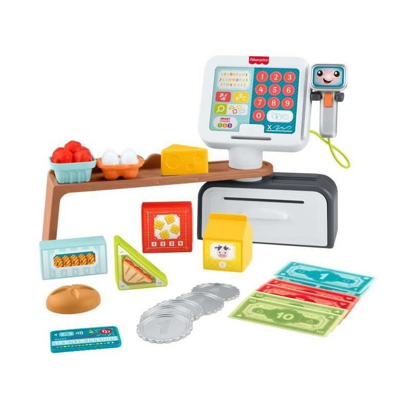 Fisher-Price - Ma Super Caisse Enregistreuse Rires et Éveil - Fisher- Fisher-Price - Ma Super Caisse Enregistreuse Rires et Éveil - Fisher-