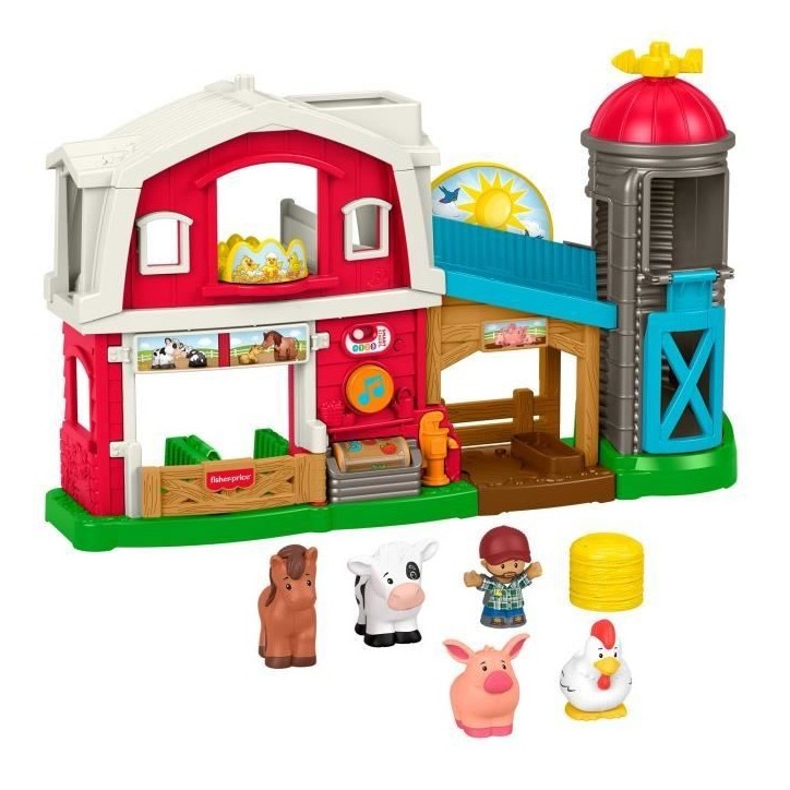 Fisher-Price - Coffret multilingue Little People - Les Animaux de la Ferme - Fisher-Price - JGX08 Fisher-Price - Coffret multilingue Little People - Les Animaux de la Ferme - Fisher-Price - JGX08