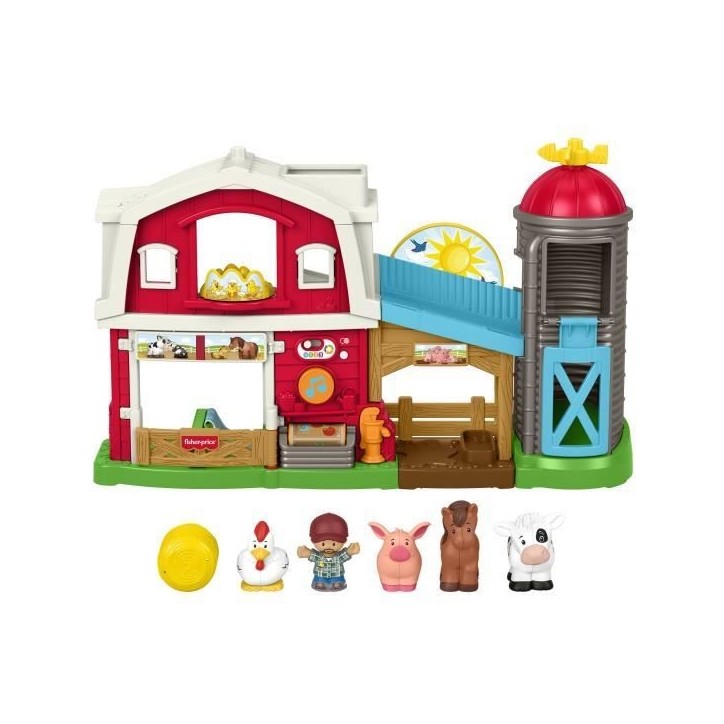 Fisher-Price - Coffret multilingue Little People - Les Animaux de la Ferme - Fisher-Price - JGX08 Fisher-Price - Coffret multilingue Little People - Les Animaux de la Ferme - Fisher-Price - JGX08