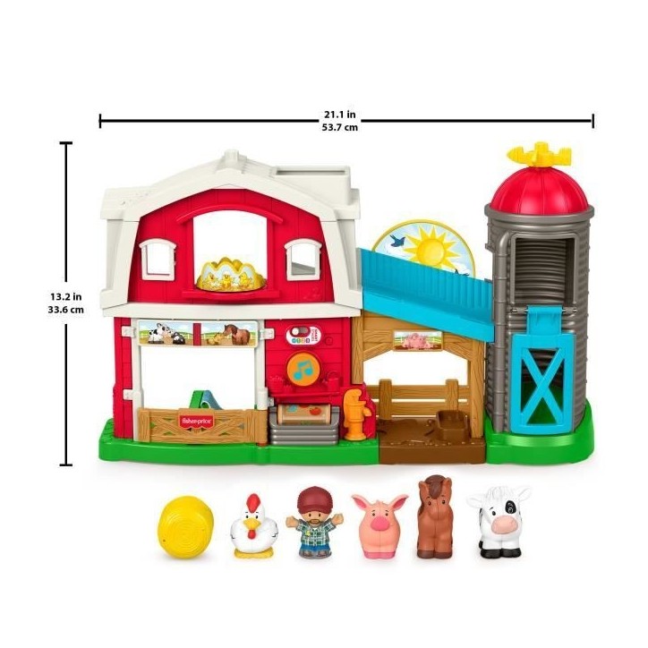 Fisher-Price - Coffret multilingue Little People - Les Animaux de la Ferme - Fisher-Price - JGX08 Fisher-Price - Coffret multilingue Little People - Les Animaux de la Ferme - Fisher-Price - JGX08