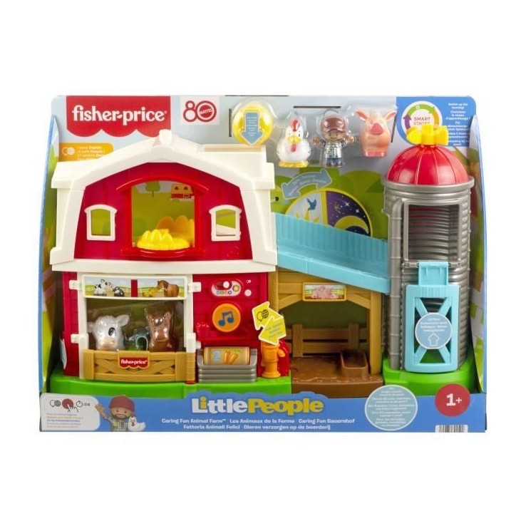 Fisher-Price - Coffret multilingue Little People - Les Animaux de la Ferme - Fisher-Price - JGX08 Fisher-Price - Coffret multilingue Little People - Les Animaux de la Ferme - Fisher-Price - JGX08