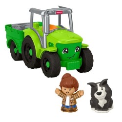 Fisher-Price - Little People - Tracteur a pousser - Véhicule musical