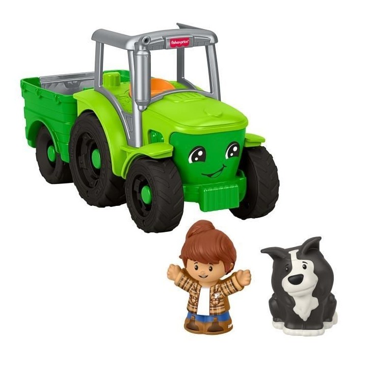 Fisher-Price - Little People - Tracteur a pousser - Véhicule musical - Fisher-Price - JGX12 Fisher-Price - Little People - Tracteur a pousser - Véhicule musical - Fisher-Price - JGX12