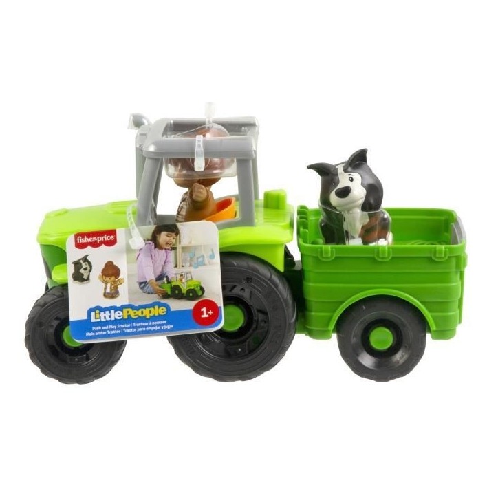 Fisher-Price - Little People - Tracteur a pousser - Véhicule musical - Fisher-Price - JGX12 Fisher-Price - Little People - Tracteur a pousser - Véhicule musical - Fisher-Price - JGX12
