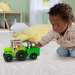 Fisher-Price - Little People - Tracteur a pousser - Véhicule musical