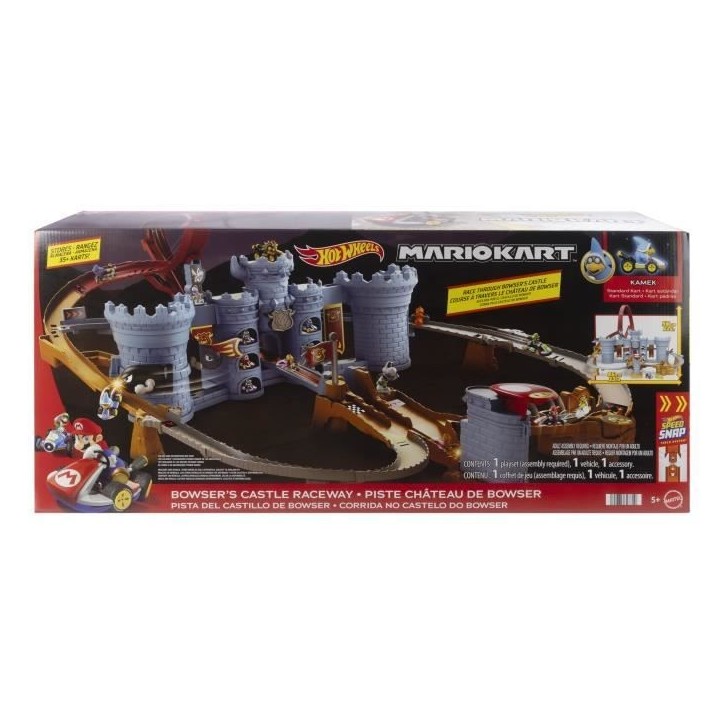 Hot Wheels - Coffret Mario Kart Château de Bowser - Avec véhicule Kamek - Hot Wheels - JHD24 Hot Wheels - Coffret Mario Kart Château de Bowser - Avec véhicule Kamek - Hot Wheels - JHD24