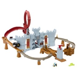 Hot Wheels - Coffret Mario Kart Château de Bowser - Avec véhicule Ka