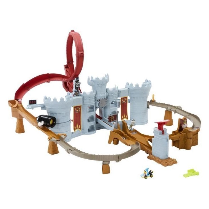 Hot Wheels - Coffret Mario Kart Château de Bowser - Avec véhicule Kamek - Hot Wheels - JHD24 Hot Wheels - Coffret Mario Kart Château de Bowser - Avec véhicule Kamek - Hot Wheels - JHD24