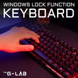 Clavier Gaming - Membrane RGB - THE G-LAB - KEYZ-CAESIUM/FR - FR Layou