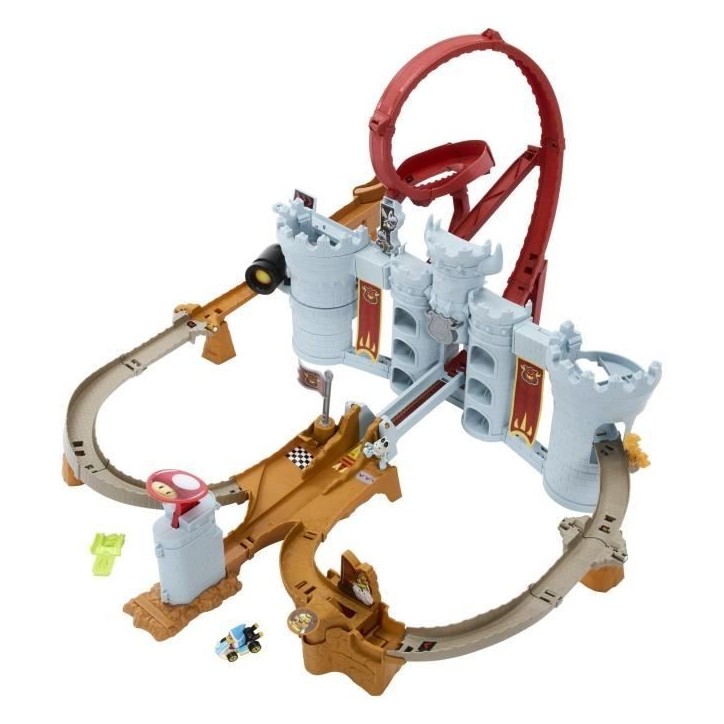 Hot Wheels - Coffret Mario Kart Château de Bowser - Avec véhicule Kamek - Hot Wheels - JHD24 Hot Wheels - Coffret Mario Kart Château de Bowser - Avec véhicule Kamek - Hot Wheels - JHD24