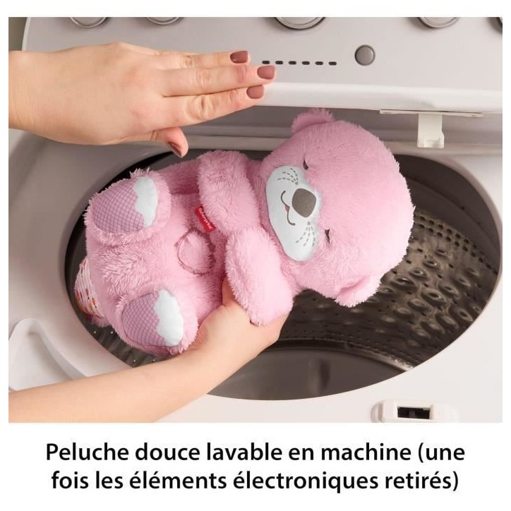 Fisher-Price - Ma Loutre Câlins Bonne Nuit - Peluche et veilleuse - Rose - Fisher-Price - JLJ33 Fisher-Price - Ma Loutre Câlins Bonne Nuit - Peluche et veilleuse - Rose - Fisher-Price - JLJ33