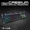 Clavier Gaming - Membrane RGB - THE G-LAB - KEYZ-CAESIUM/FR - FR Layou