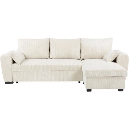 Canapé d'angle convertible réversible - 3 places - MAX - Tissu Linco