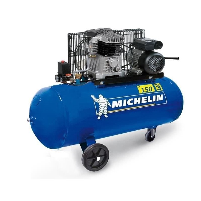MICHELIN Compresseur a courroie 150L - 3 CV - 10 bars - 2850tr/min MICHELIN Compresseur a courroie 150L - 3 CV - 10 bars - 2850tr/min
