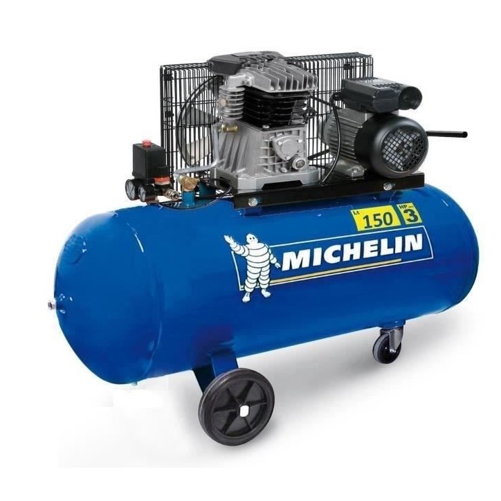 MICHELIN Compresseur a courroie 150L - 3 CV - 10 bars - 2850tr/min MICHELIN Compresseur a courroie 150L - 3 CV - 10 bars - 2850tr/min