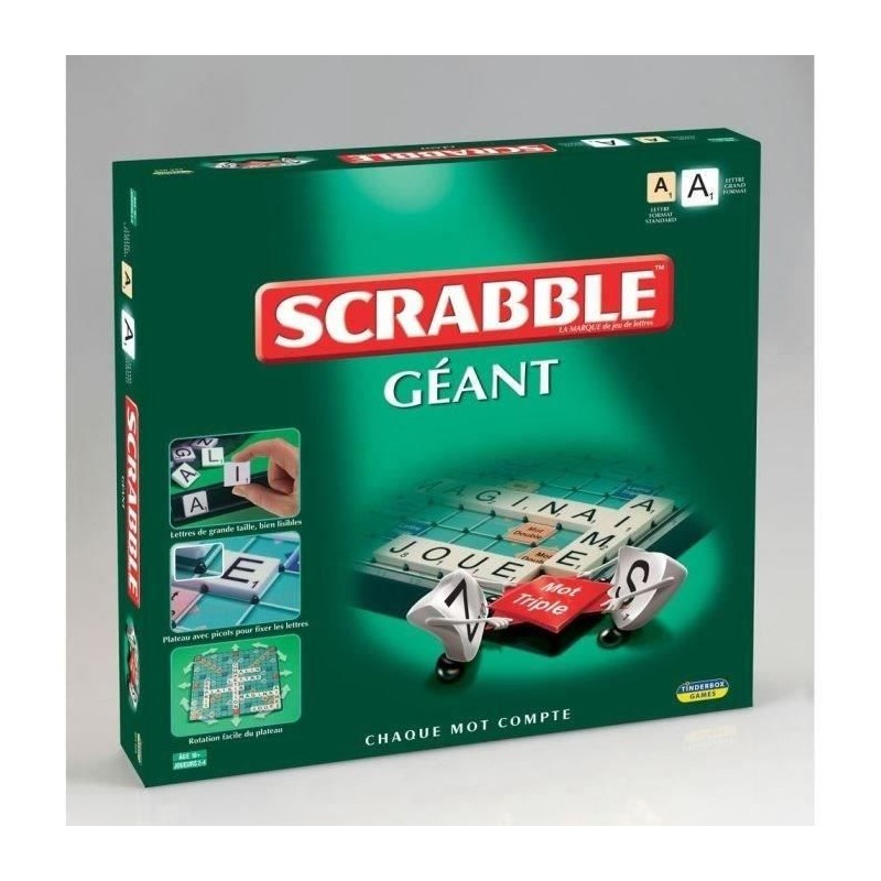 Scrabble Géant - Jeu de société - Mégableu Scrabble Géant - Jeu de société - Mégableu