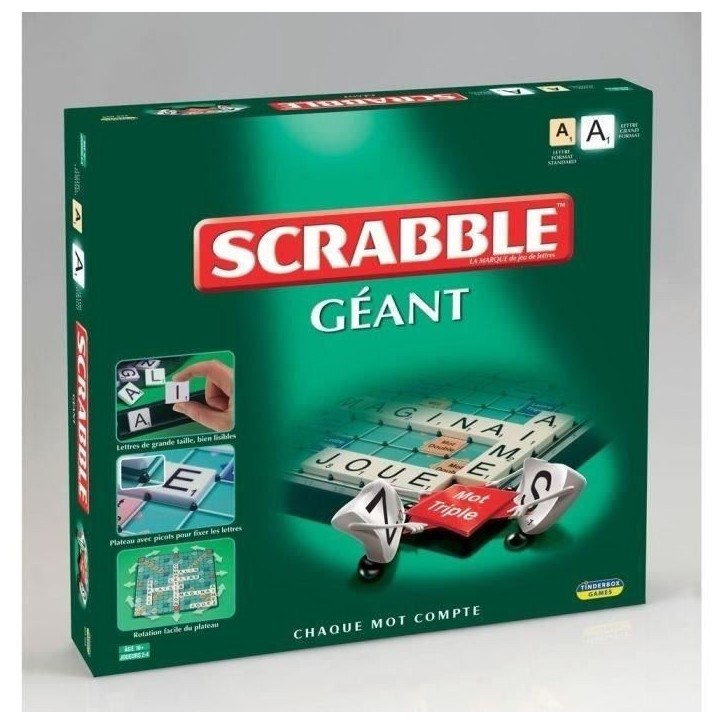 Scrabble Géant - Jeu de société - Mégableu Scrabble Géant - Jeu de société - Mégableu